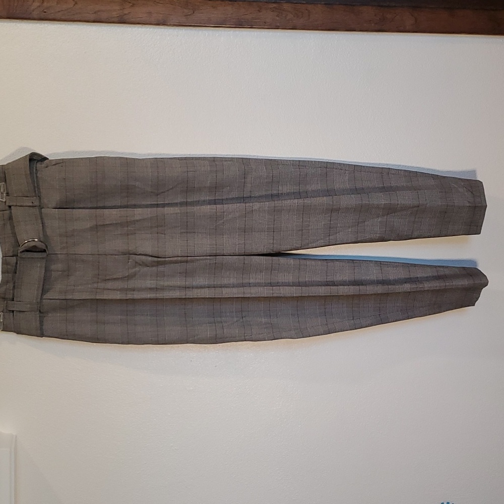 A.L.C. Gray Plaid Women's Pants